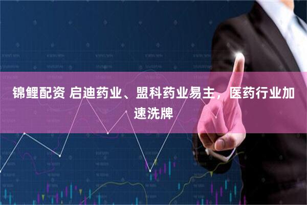 锦鲤配资 启迪药业、盟科药业易主，医药行业加速洗牌