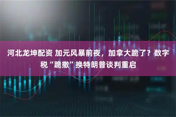 河北龙坤配资 加元风暴前夜，加拿大跪了？数字税“跪撤”换特朗普谈判重启